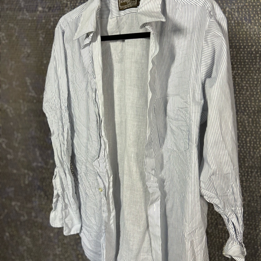 Striped Button-Up Shirt